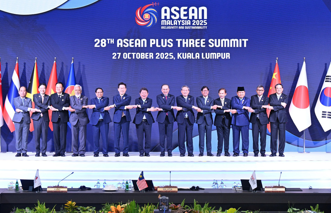 “ASEAN’s appeal lies in balancing big powers” (Photo: CGTN, 2025).