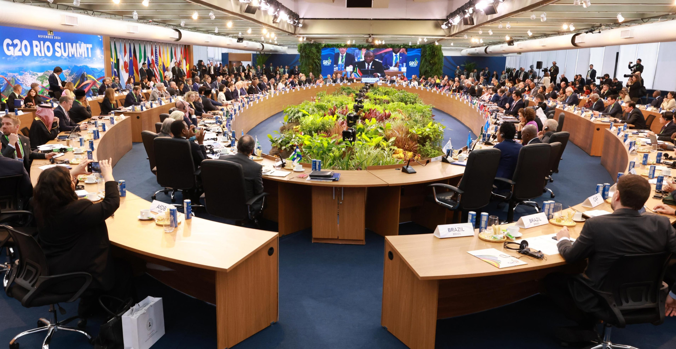 “Gelişmiş ve gelişmekte olan güçleri bir araya getiren G20, temsili meşruiyet ve problem çözme kapasitesi açısından G7’yi etkili bir şekilde geride bırakmıştır” (Fotoğraf: G20, 2024).