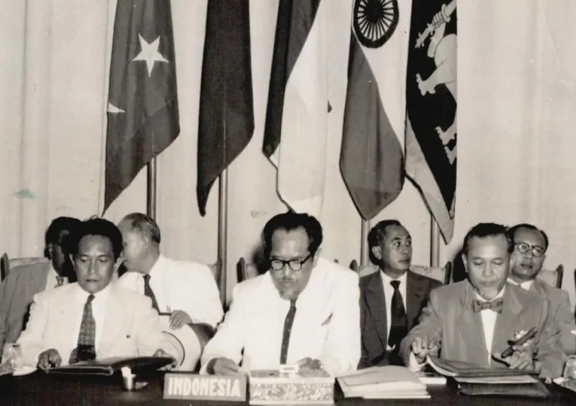 Bogor Konferansı, 24-29 Aralık 1954’te Cava ilindeki Bogor Sarayı’nda toplandı (Fotoğraf: Endonezya Cumhuriyeti Ulusal Arşivleri, 2023).