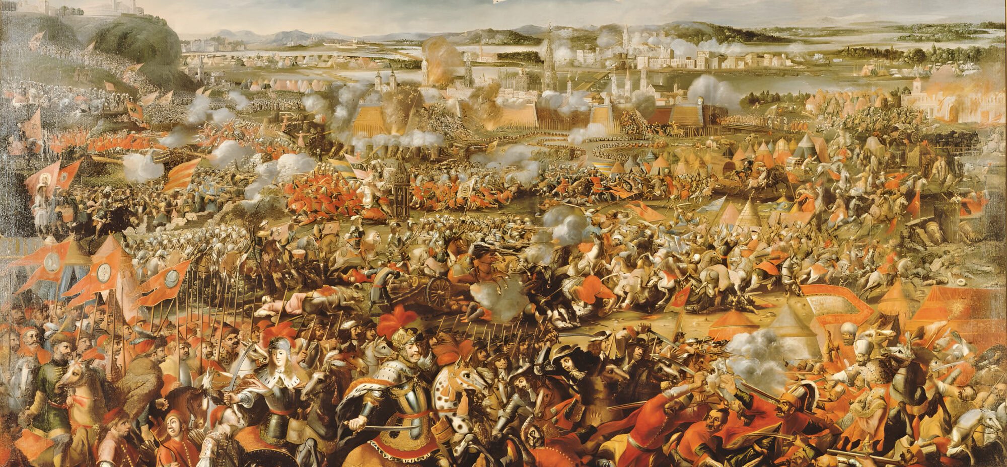 “1529’da ve 1683’te, Osmanlı birlikleri Viyana kapılarına dayanarak, Avrupa’da yaygın korku yaymıştır. Ancak, İmparatorluğun zirvesi aynı zamanda uzun vadeli düşüşünün başlangıcına da işaret etmiştir”. 1683 kuşatmasından bir sahne (Fotoğraf: Warhistorynetwork, 2002).