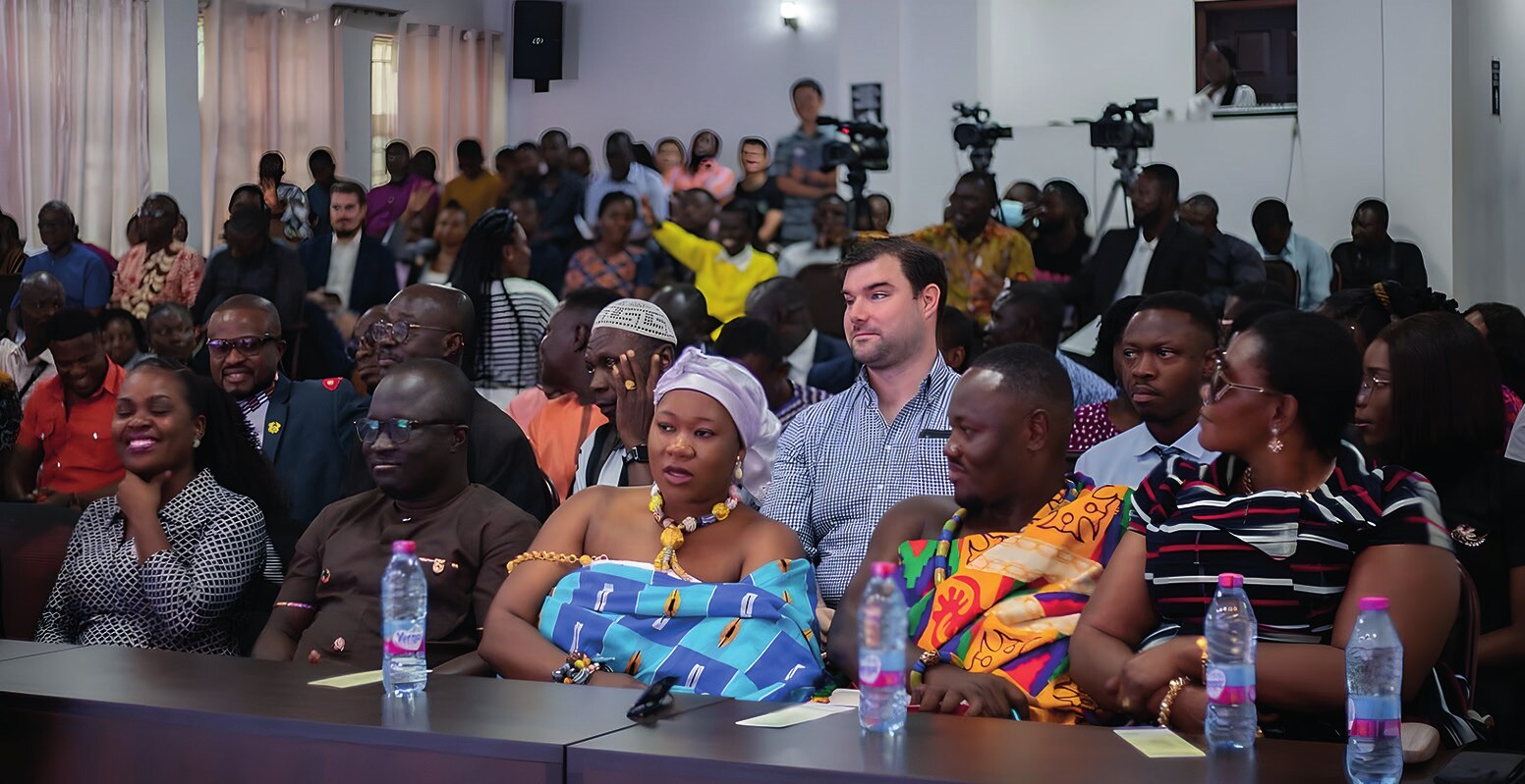 Çin’in Küresel Medeniyet Girişimi’ne ilişkin Kamu Forumu, 19 Temmuz 2023 günü, Çin-Afrika araştırma ve politika düşünce kuruluşu ve danışmanlık firması olan Afrika-Çin Politika ve Danışma Merkezi (ACCPA) tarafından Akra’da başarıyla gerçekleştirildi (Fotoğraf: Newghana, 2023).